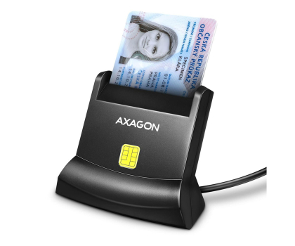 Czytnik kart SD Axagon CRE-SM4N USB-A Smart card FLATREADER CZYTNIK